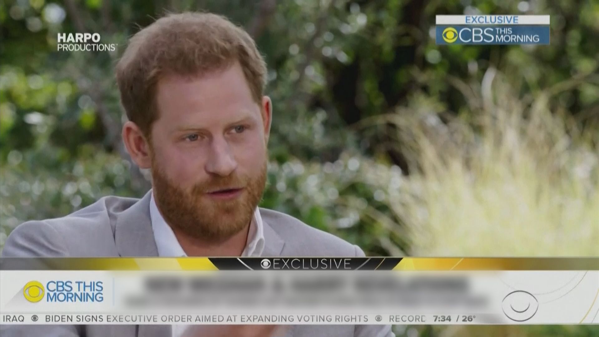 哈里稱離開英國很大部分原因是種族歧視