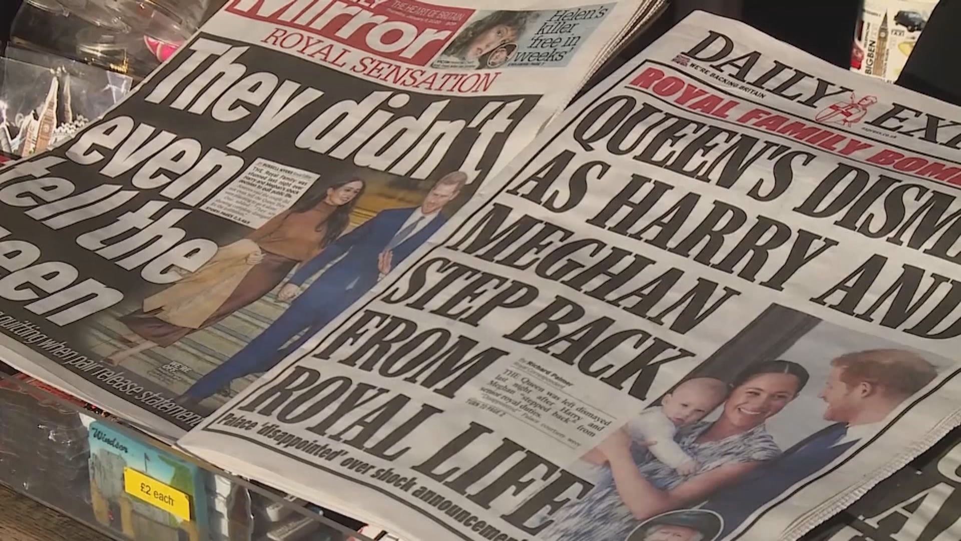 英女王要求妥善解決哈里夫婦問題