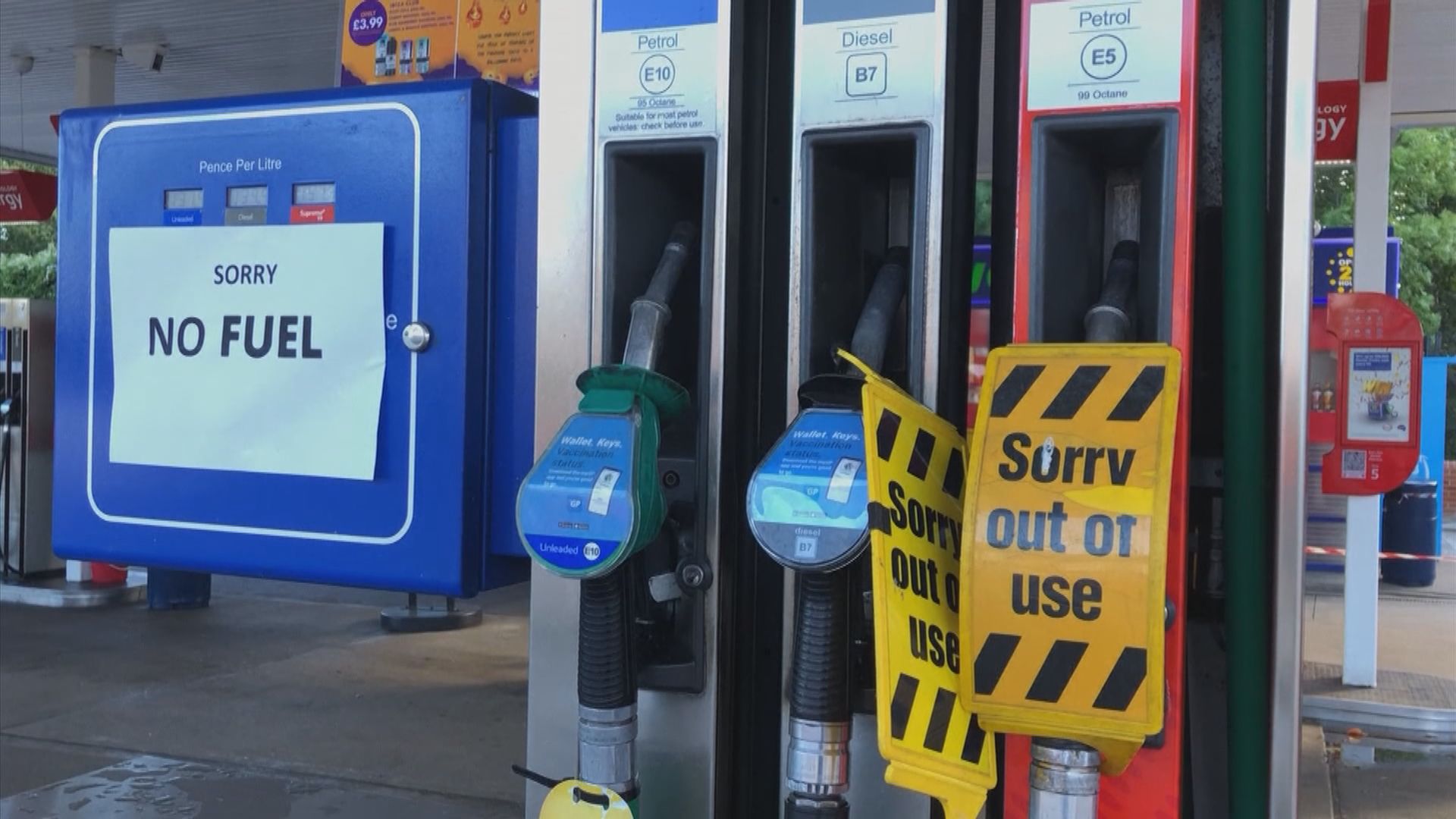 英國將出動軍人協助緩解燃油危機 