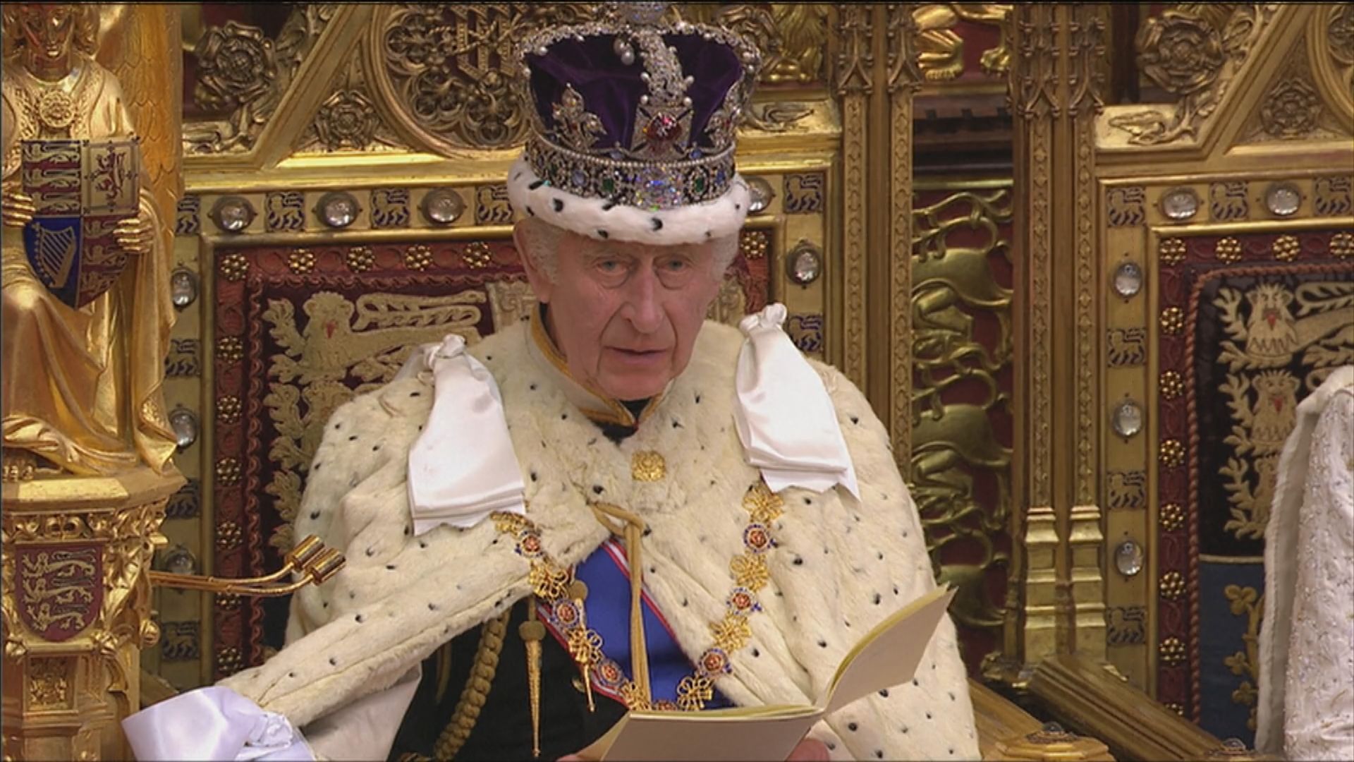 英王查理斯三世宣讀政府施政綱領