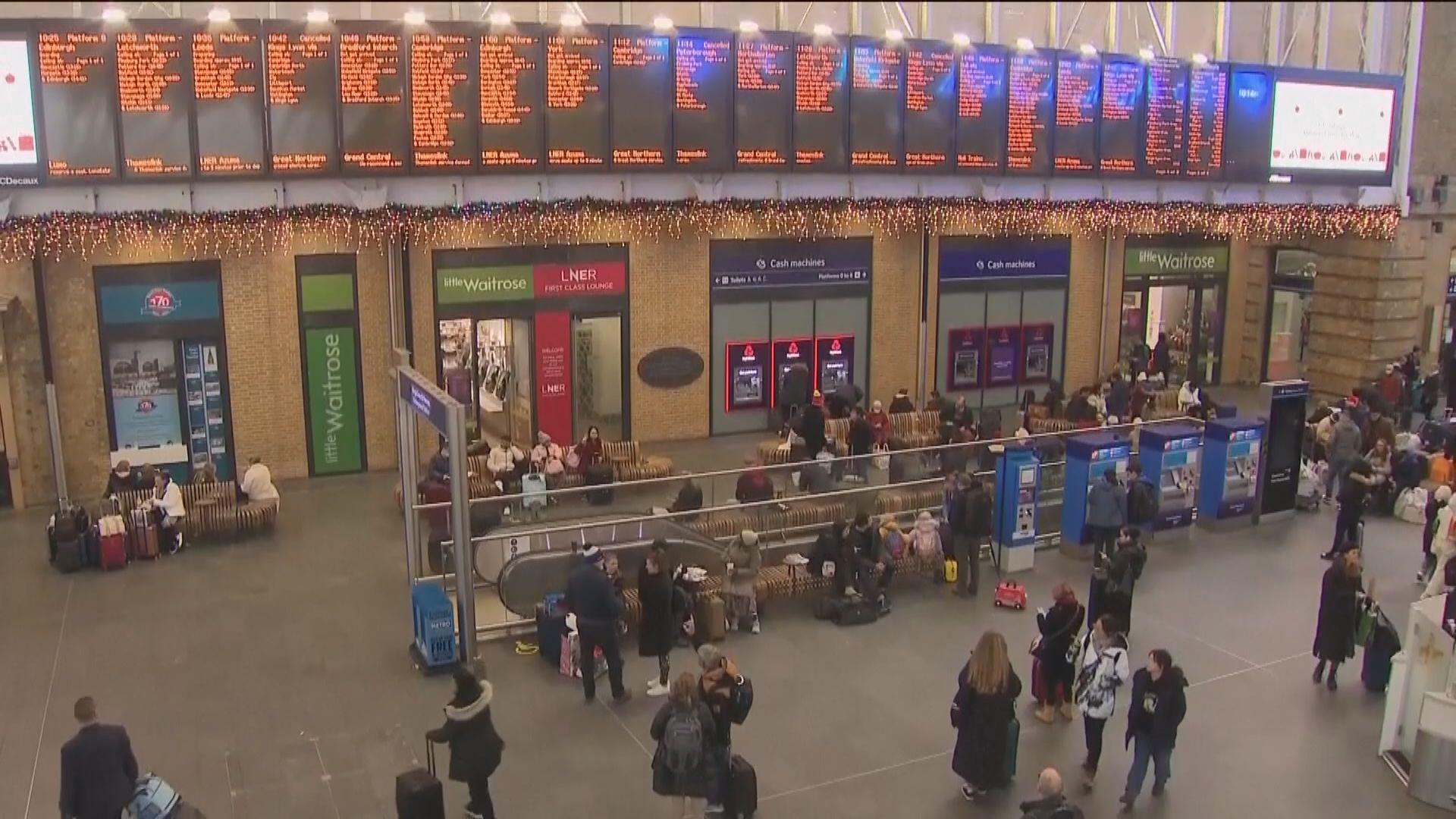 英國鐵路工人聖誕期間再度發起罷工