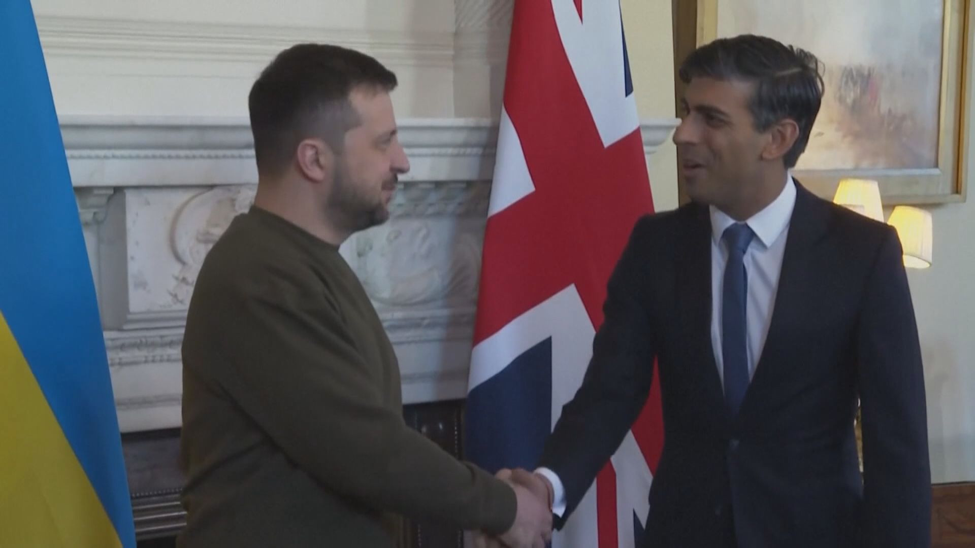 澤連斯基與英揆會面及向英國國會發表演說