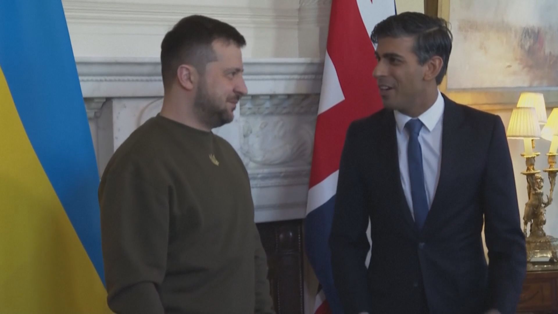 澤連斯基訪問英國　辛偉誠指已指示研究向烏提供戰機