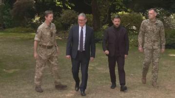 澤連斯基晤施紀賢　英烏宣布合作加快生產無人機