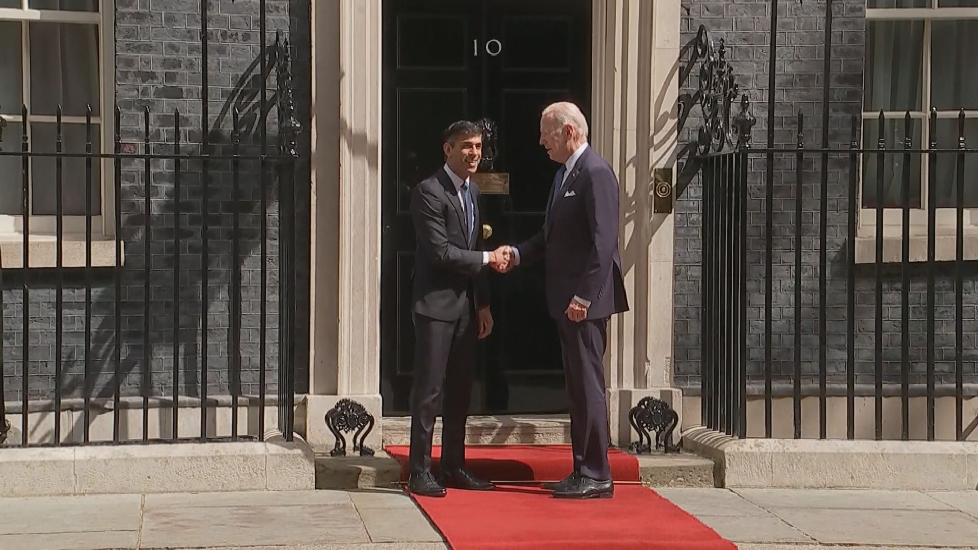 拜登訪英與辛偉誠會晤