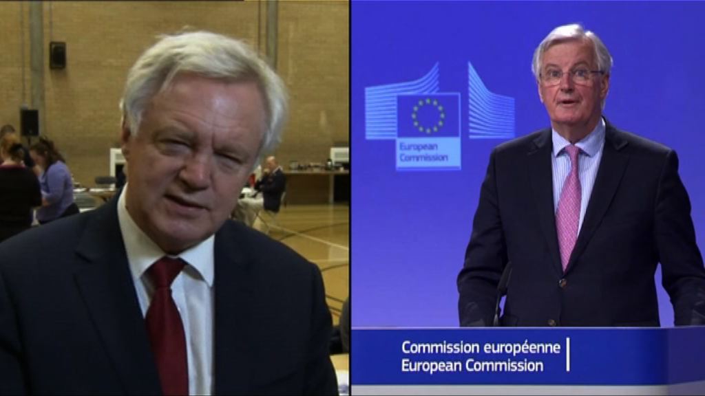 英國與歐盟如期下周一展開脫歐談判