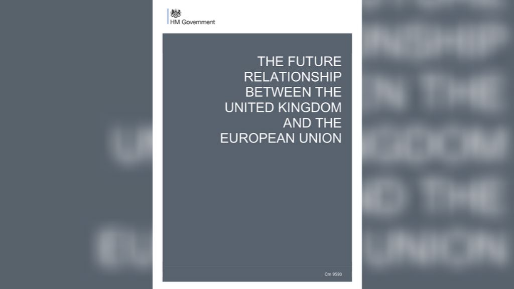 英國公布脫歐白皮書