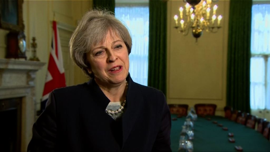 英揆文翠珊可隨時啟動脫歐程序