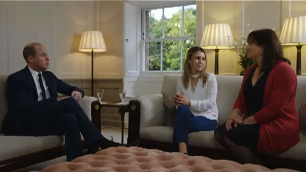 威廉王子邀網絡欺凌受害者分享感受