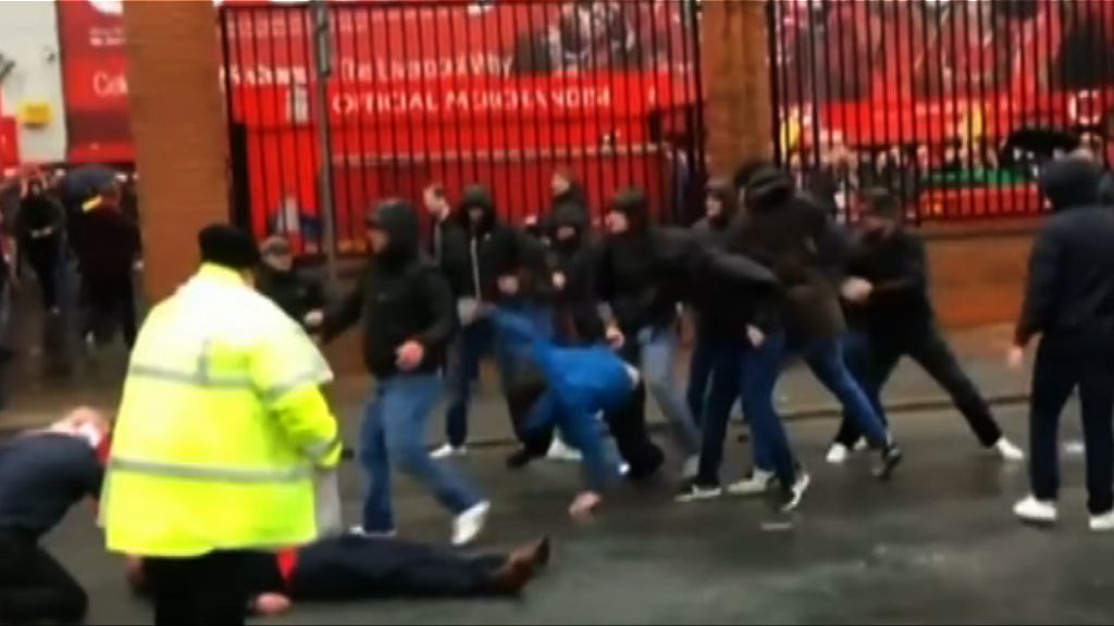 利物浦羅馬球迷衝突　一人重傷