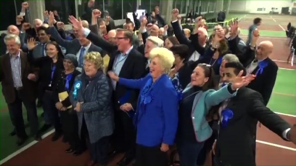 英國地方選舉保守黨佔先　或有助下月大選