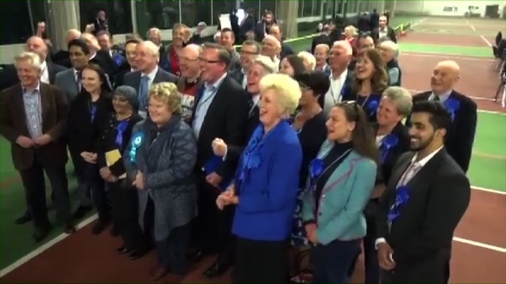 強硬處理脫歐獲支持　保守黨增逾三百議席