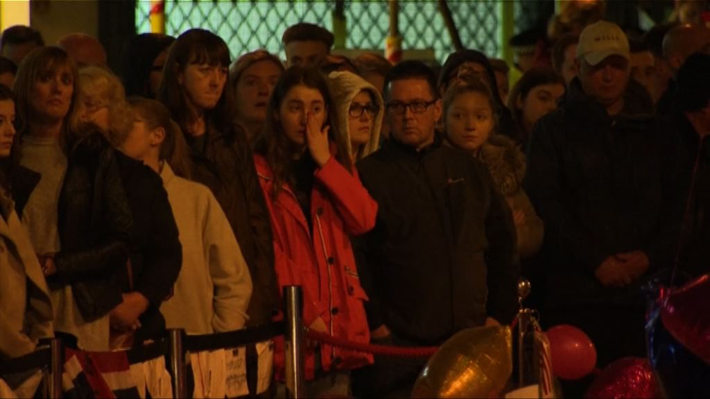 曼徹斯特恐襲一周民眾默哀悼念