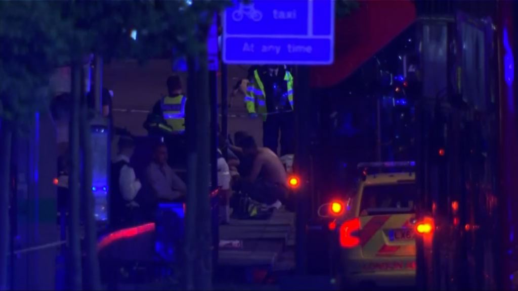 英國倫敦連環襲擊至少一死