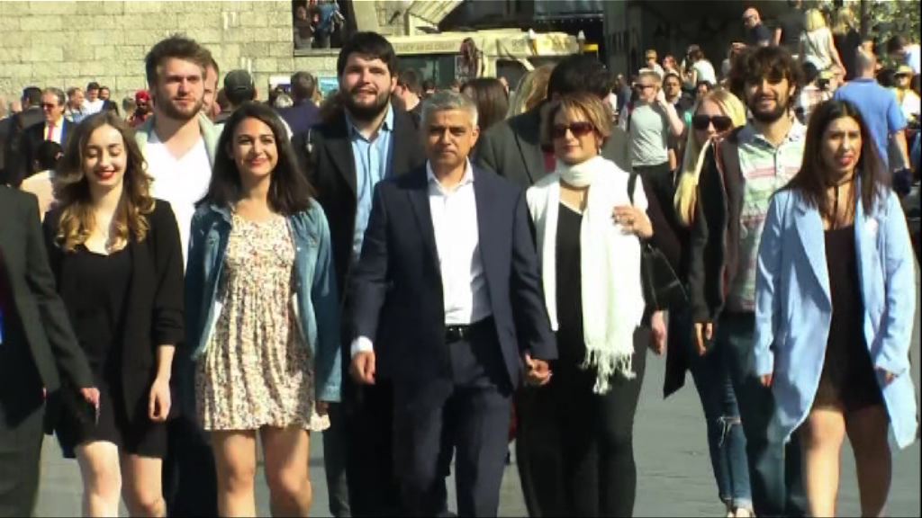 薩迪克汗當選倫敦市長