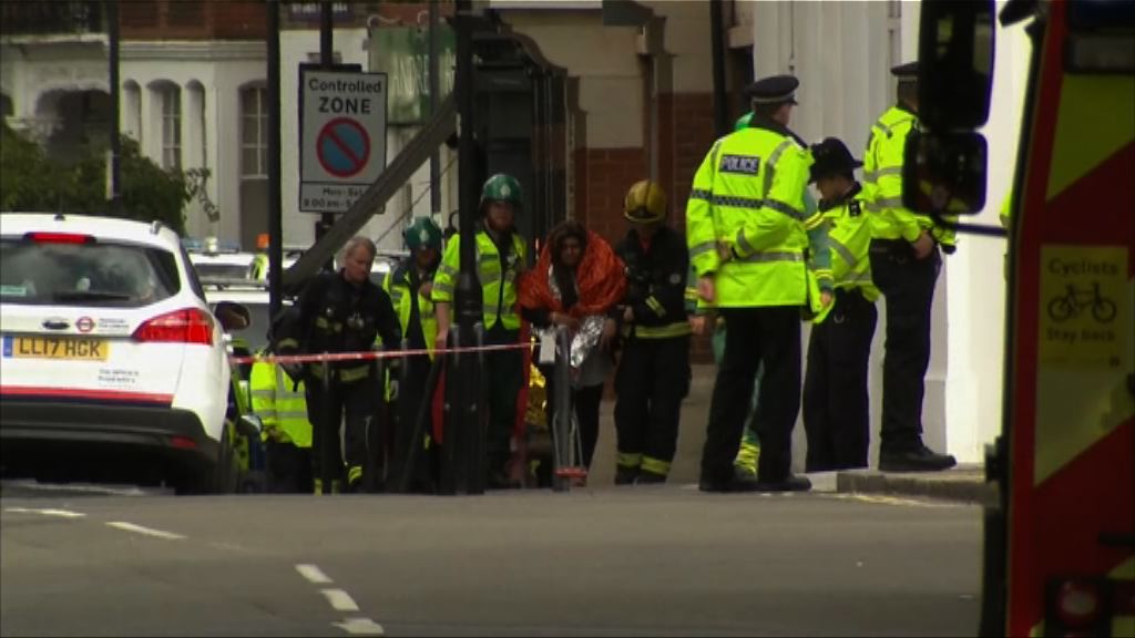 倫敦地鐵爆炸增至22傷　首相開會商討對策