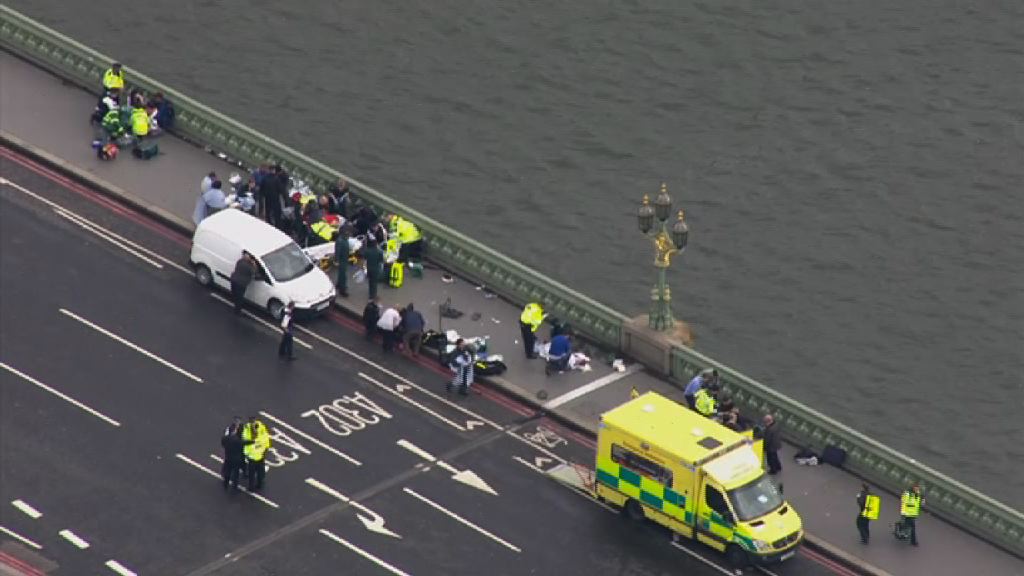 英國國會外恐襲　疑犯刺死警員後遭擊斃