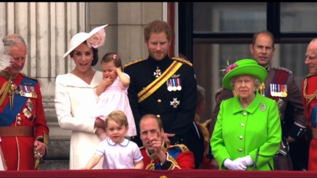英女王壽辰閱兵　夏洛特首次出席