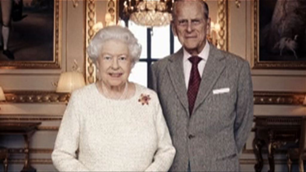 英女王與菲臘親王周一慶祝白金婚