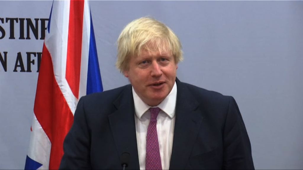 英國外相約翰遜取消訪俄行程