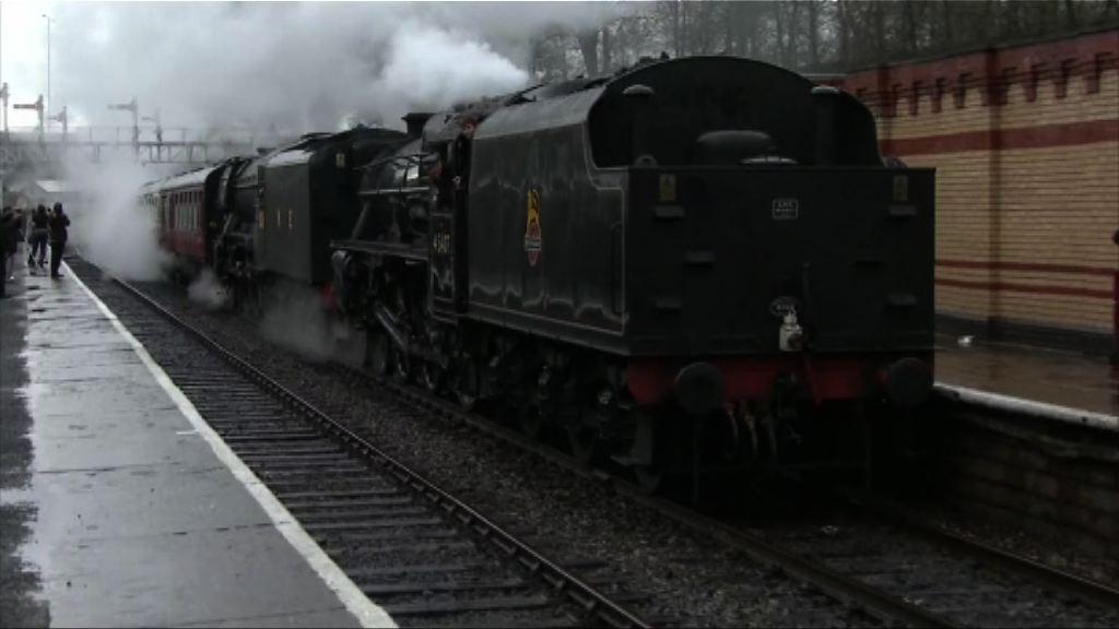 英國著名蒸氣火車頭復修完成