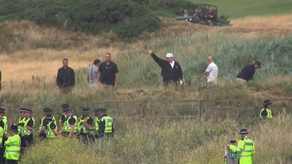 特朗普蘇格蘭度周末並為美俄峰會做準備