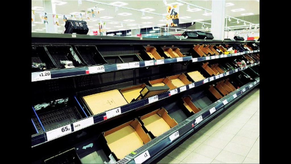 農作物失收　英國超市限制民眾蔬菜購買量