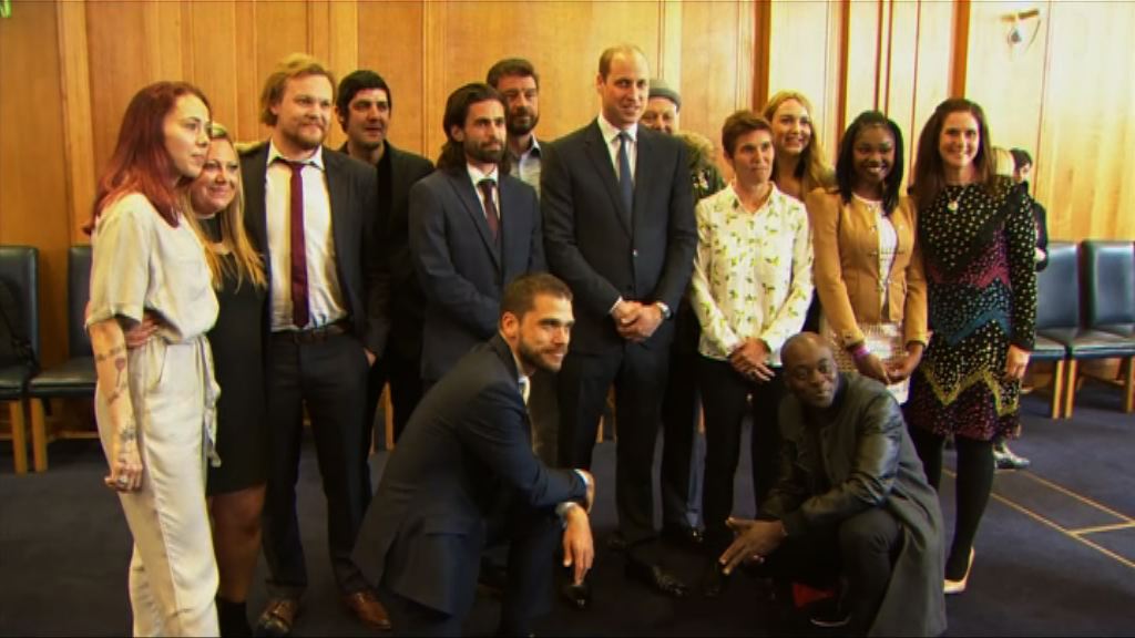 威廉王子參與短片拍攝籲關注精神健康