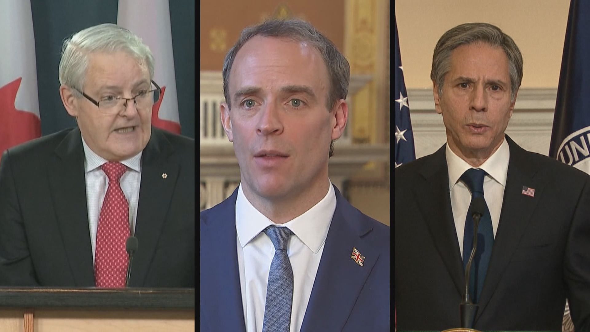 美英加三國外長發聯合聲明批北京打壓新疆人權