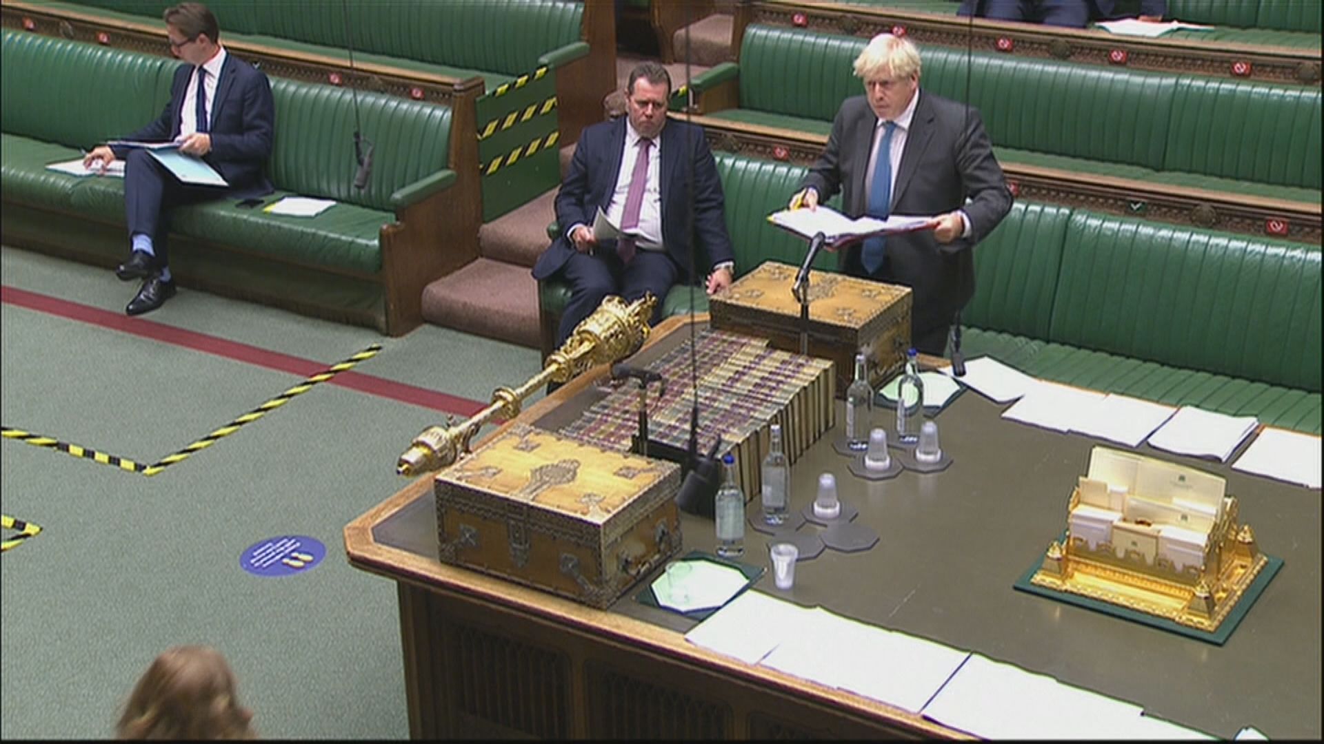 約翰遜重申《內部市場法案》能保障英國完整