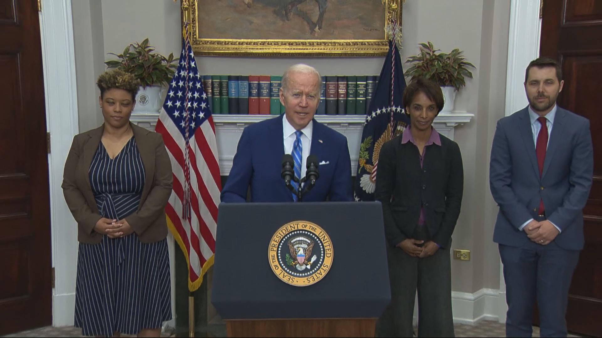 美國總統拜登訪問烏克蘭首都基輔