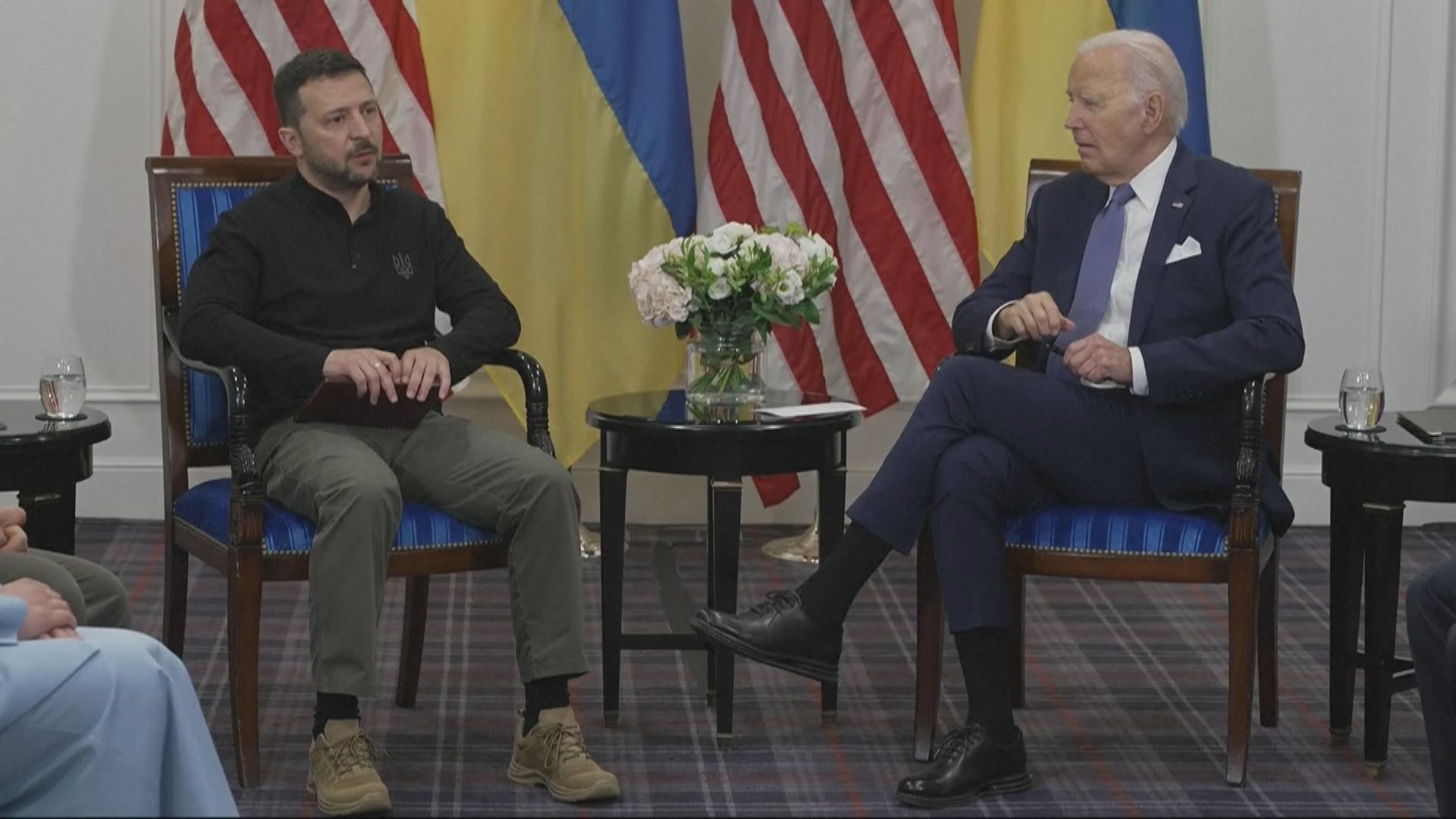 澤連斯基會見拜登