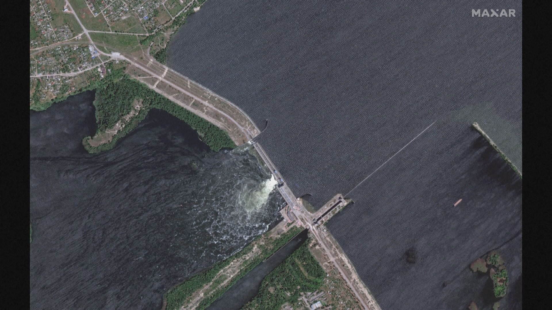 烏克蘭俄控赫爾松地區水壩遇襲導致缺堤 俄烏互相指責對方所為