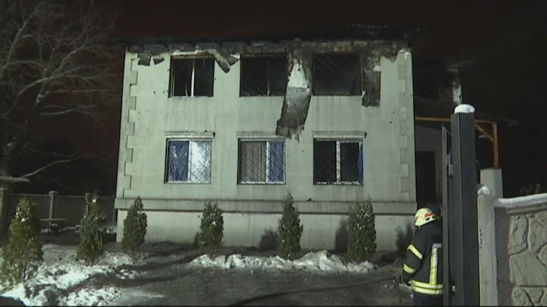 烏克蘭養老院大火　最少十五人死亡