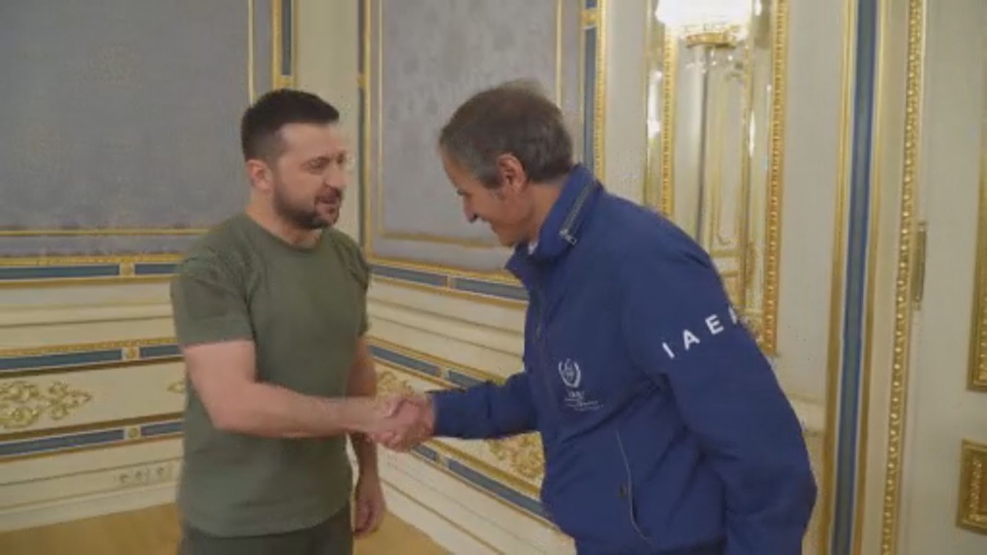 格羅西到訪基輔　稱關注扎波羅熱核電廠情況