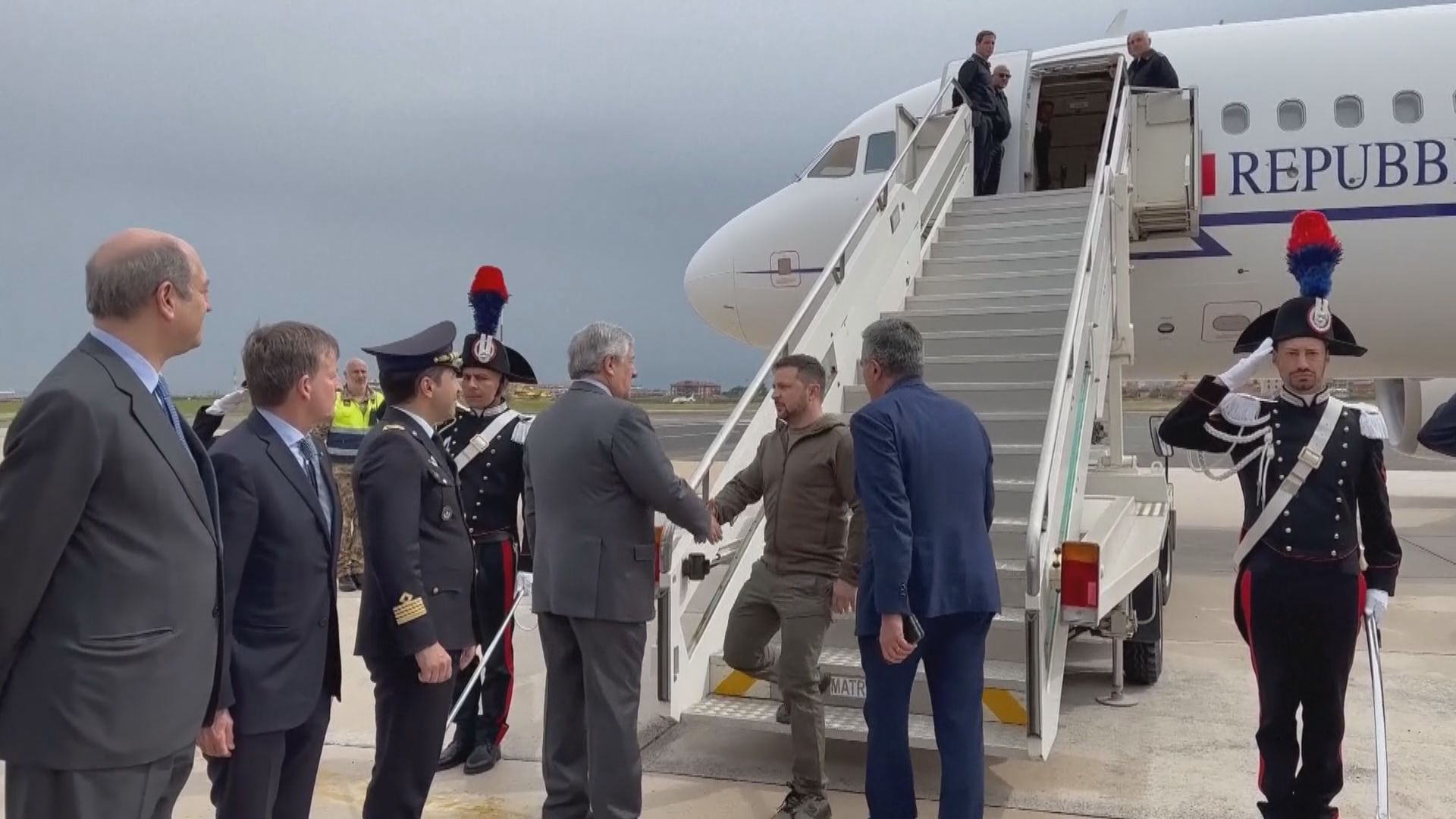 澤連斯基訪意大利 將與教宗方濟各會面