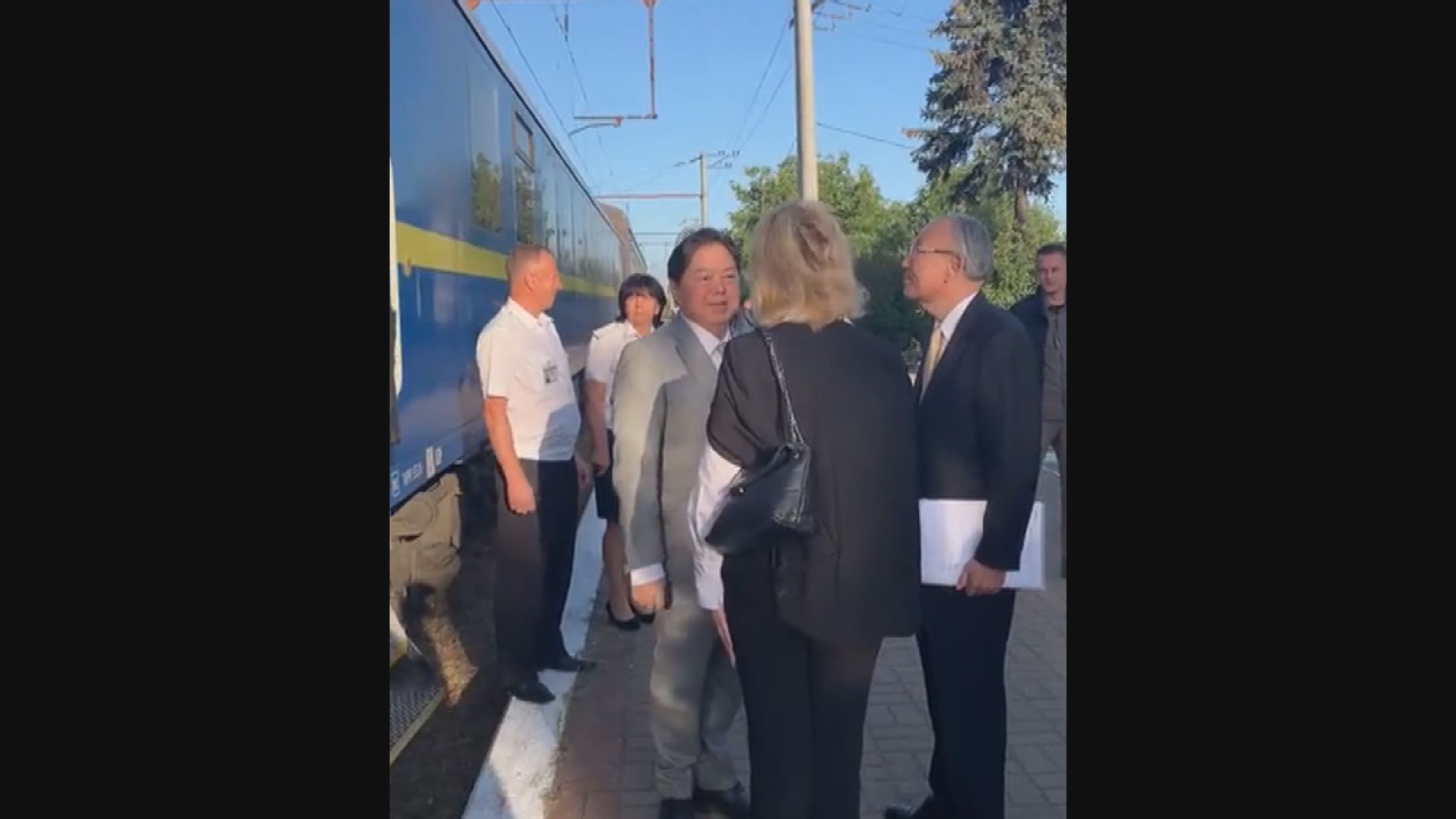 日本外相林芳正到訪烏克蘭