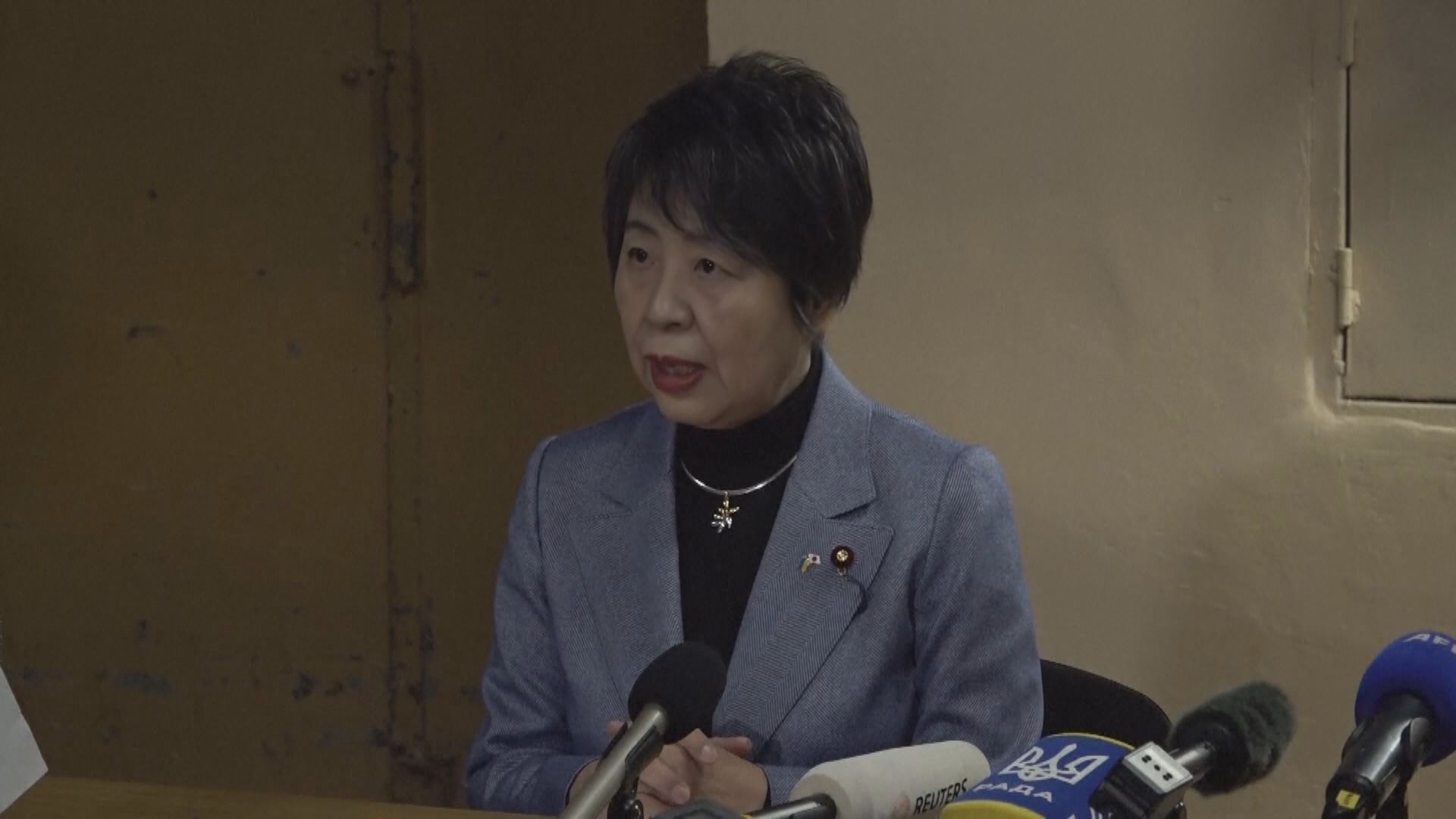 日本外相上川陽子突到訪基輔 重申日本繼續堅持支援烏克蘭