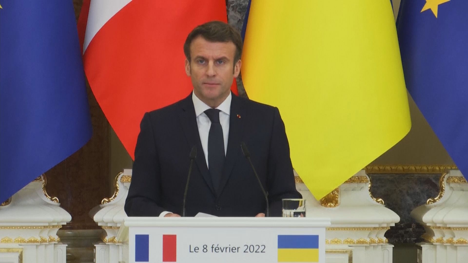 馬克龍稱與俄烏領袖會晤　有助穩定烏克蘭局勢