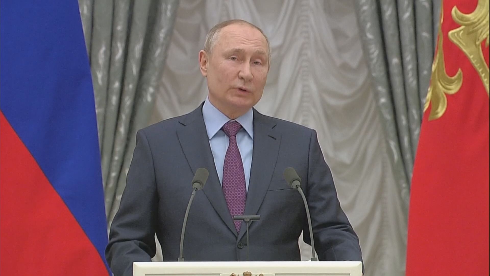 普京指俄羅斯承認的烏東兩區邊境涵蓋烏克蘭控制地區