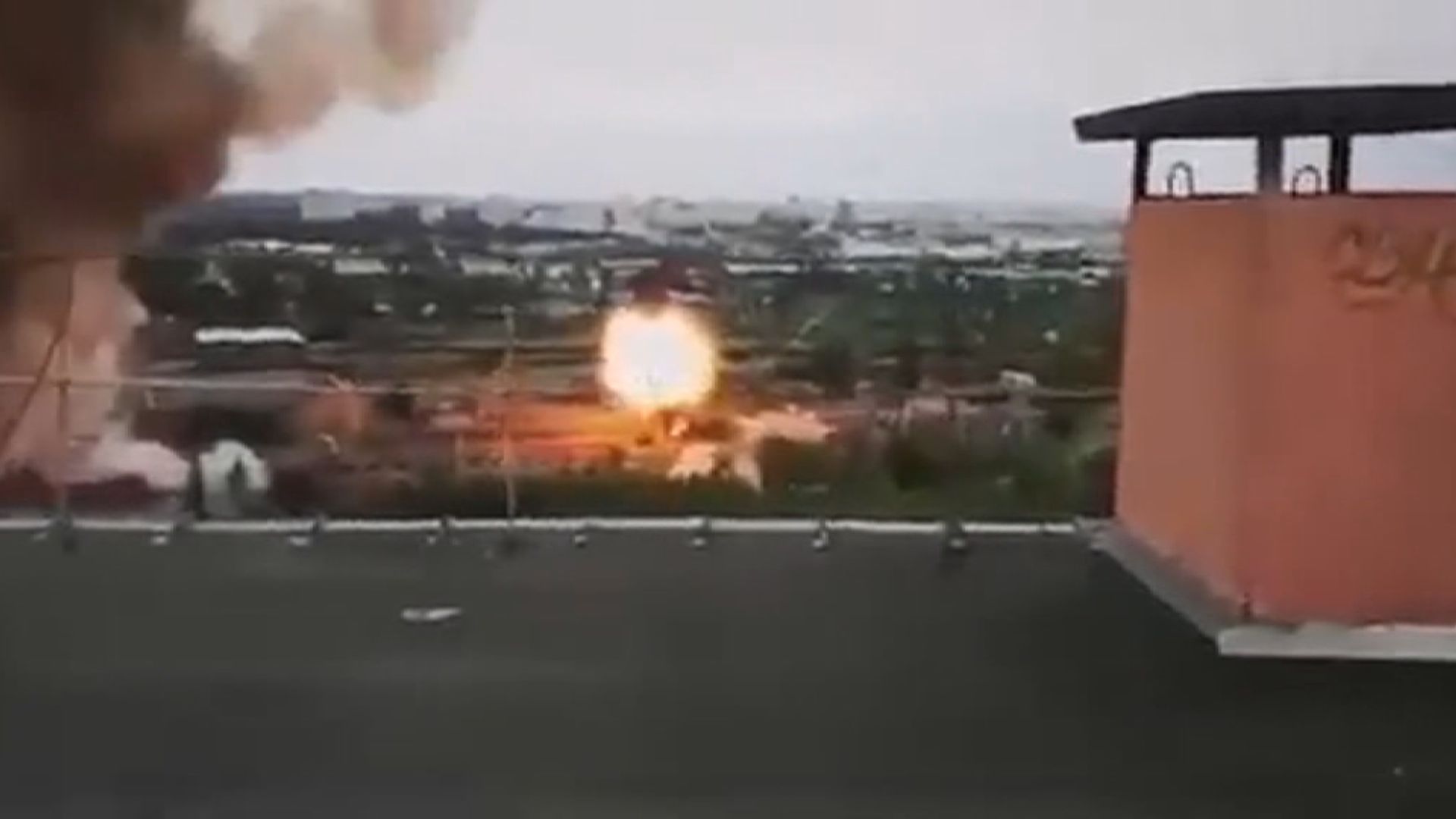 烏克蘭首都基輔相隔逾一個月再受俄軍襲擊