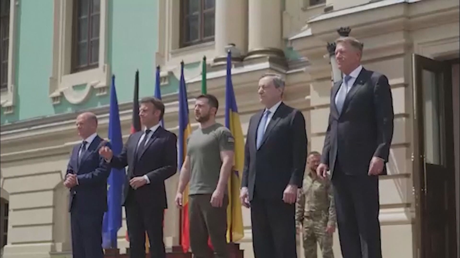 澤連斯基晤歐洲四國領袖　提出加強制裁俄羅斯