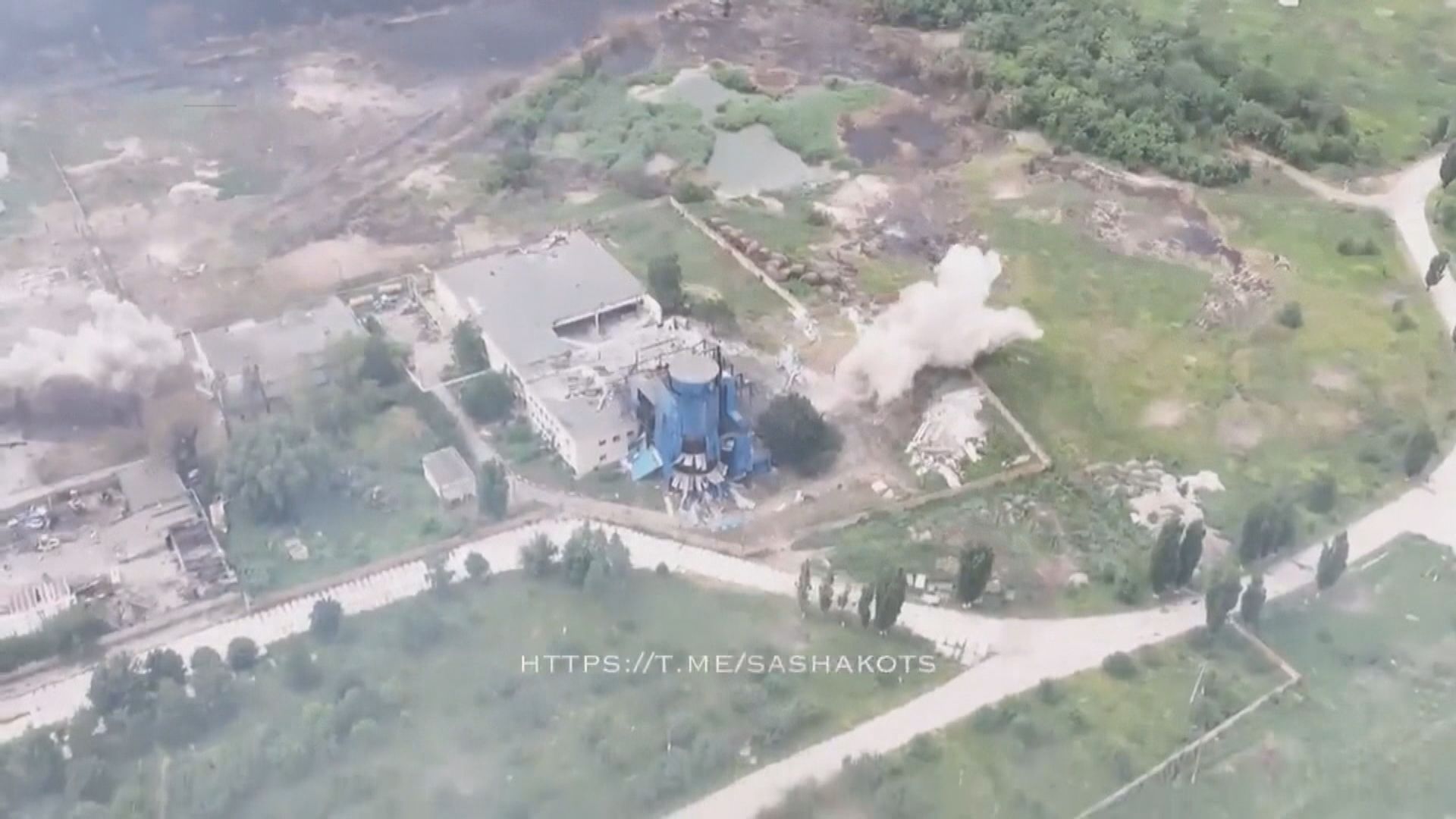 俄軍加強對烏克蘭東部利西昌斯克市攻勢