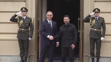 杜達卸任波蘭總統前最後一次到訪基輔　籲烏方保持耐性