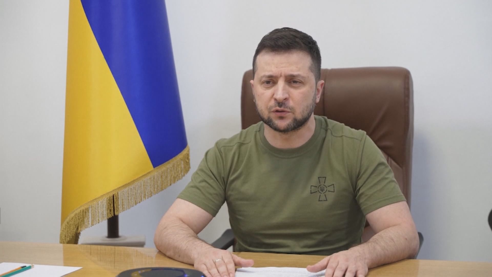 烏克蘭總統澤連斯基抵達波蘭訪問