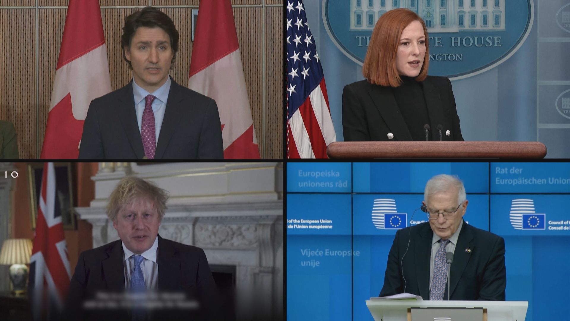 美英加及歐盟擬制裁普京　美國據報曾促中方勸阻俄出兵