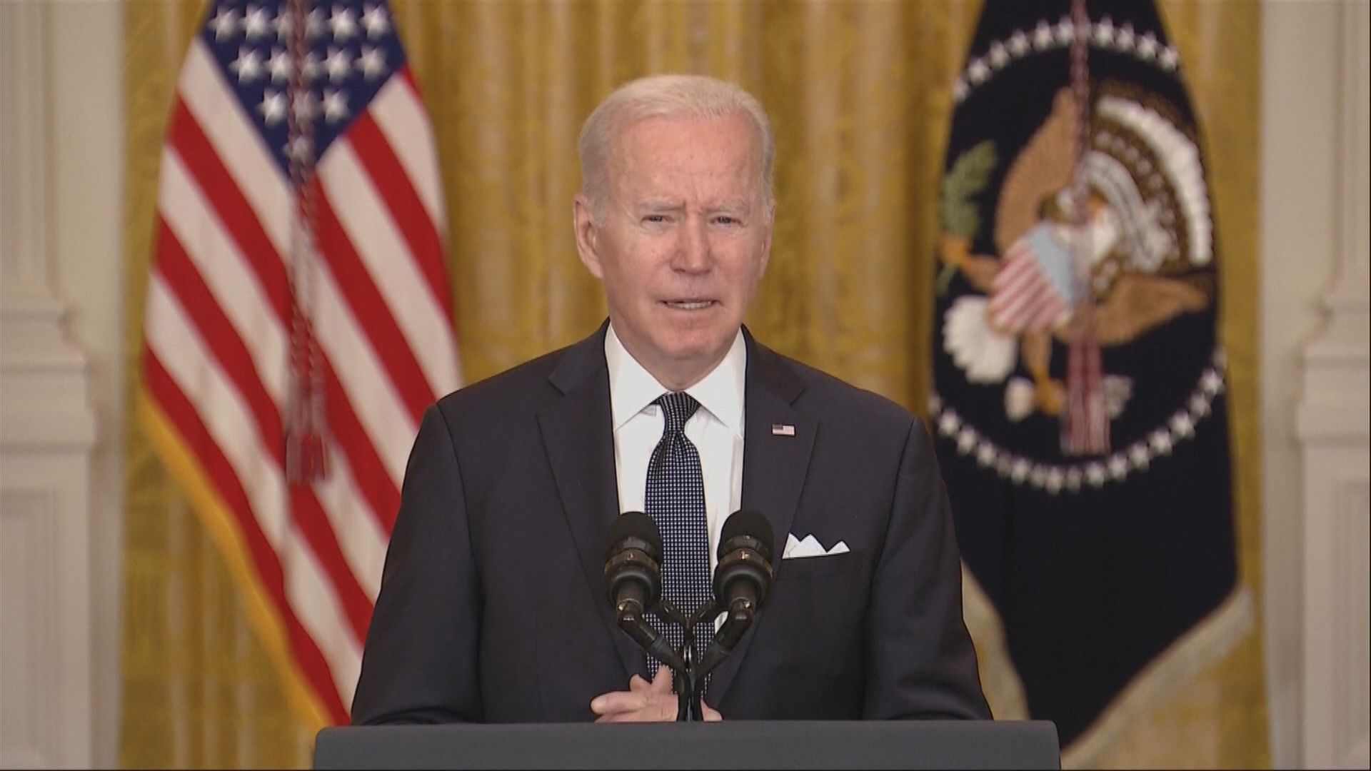 拜登指美國未能確認俄羅斯已開始撤軍