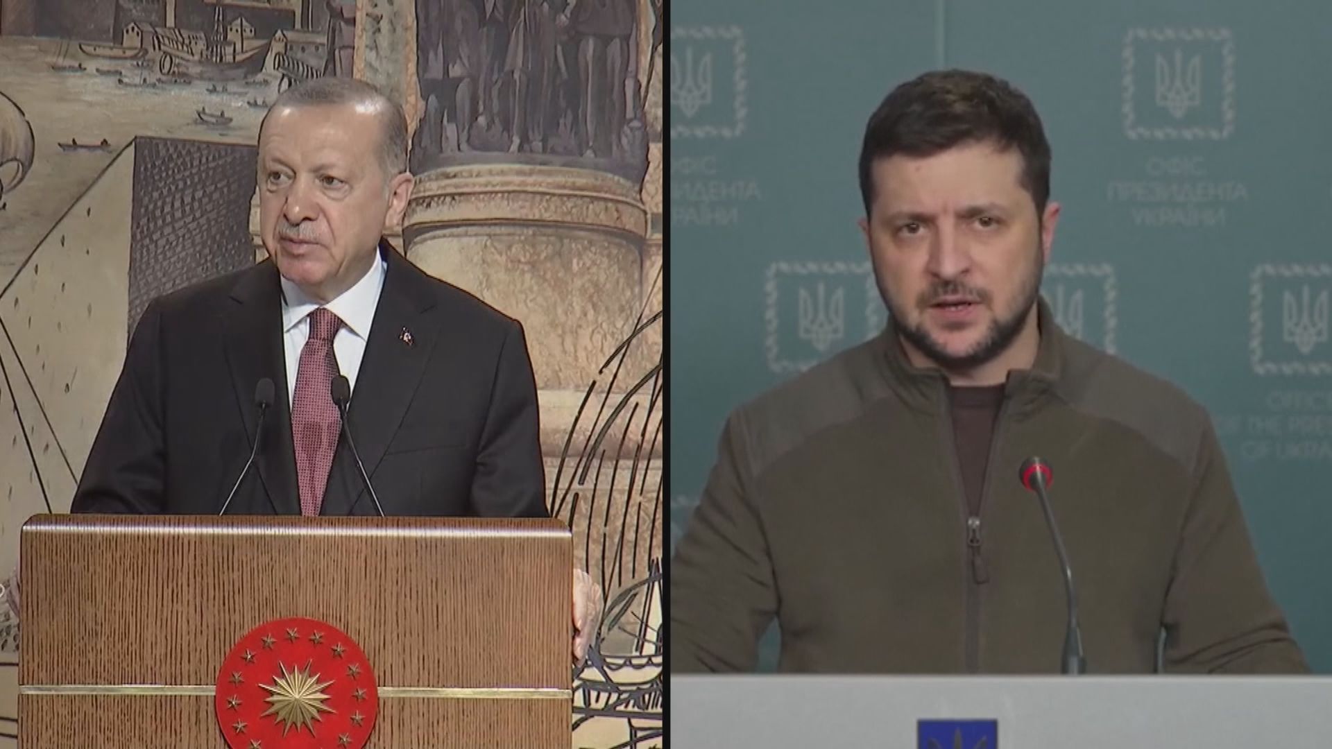 澤連斯基與埃爾多安通電話討論烏克蘭局勢