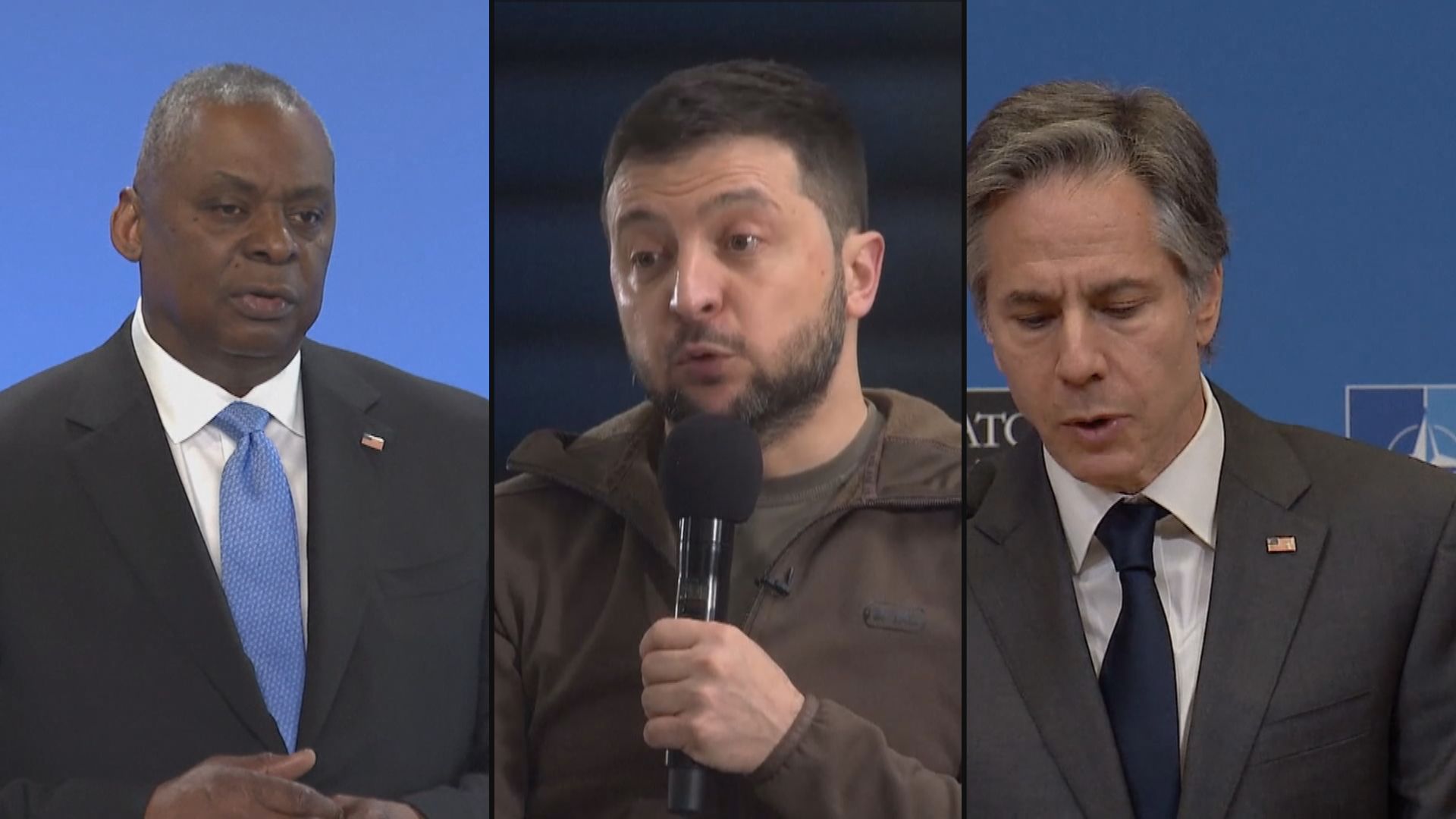 布林肯與奧斯汀結束訪問基輔