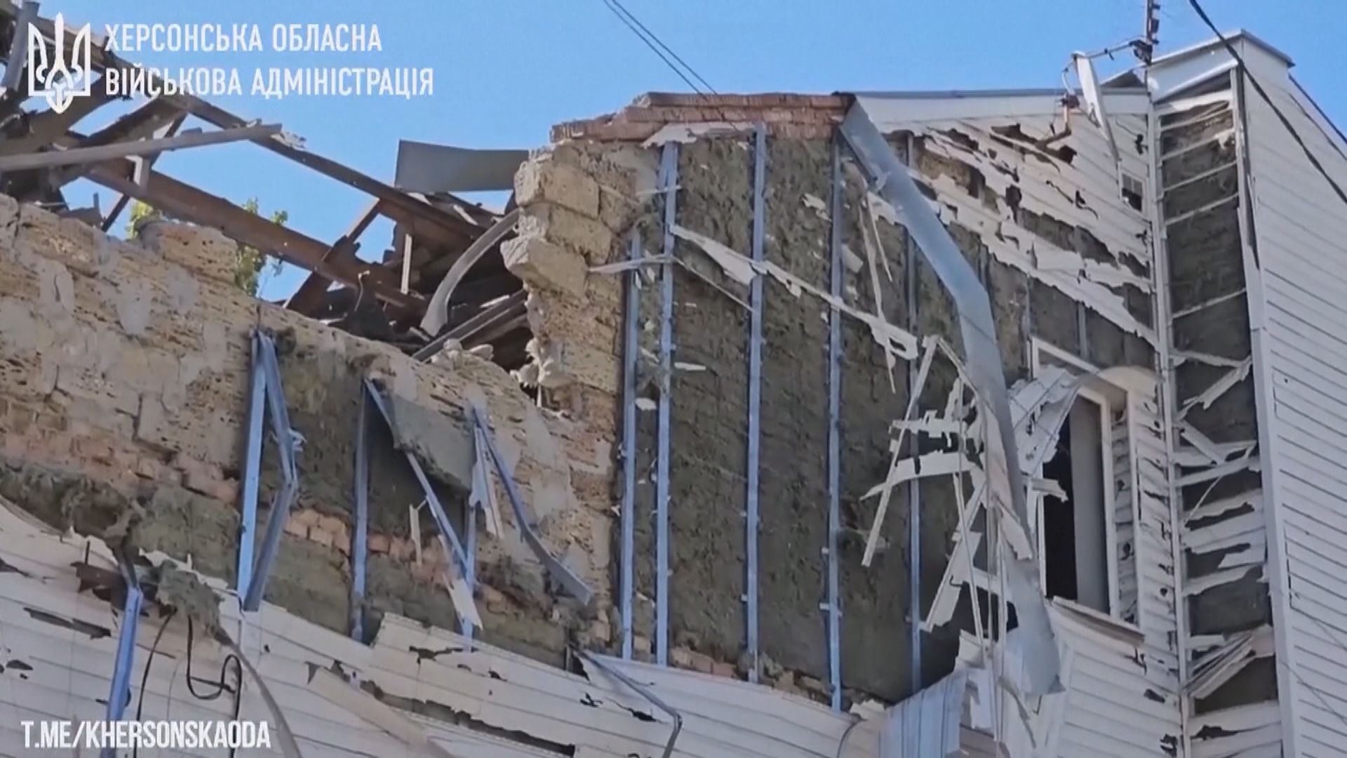 烏克蘭赫爾松遭空襲兩死八傷